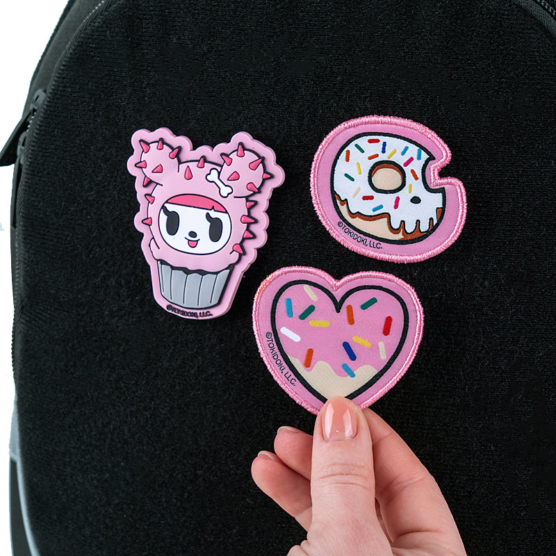 Set of velcro badges Kite tokidoki TK24-3012-2, 3 pcs.