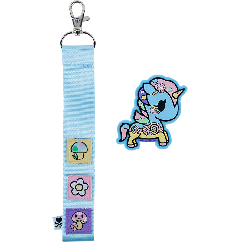 Set of velcro badge and keychain Kite tokidoki TK24-3010-2, 2 pcs.
