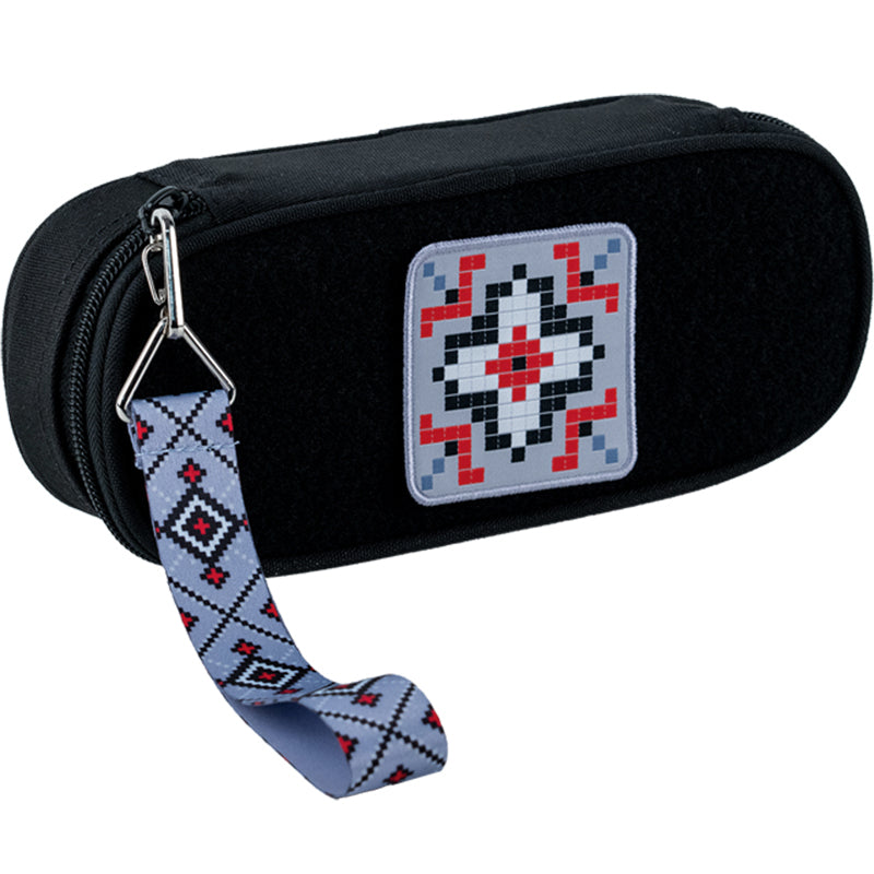 Set of velcro badge and keychain Kite Be Ukraine K24-3010-1, 2 pcs.