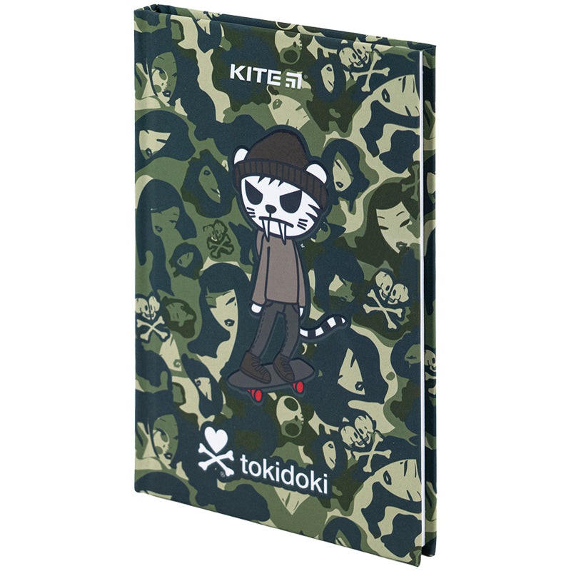 Книга записна Kite tokidoki TK24-199-2, тверда обкладинка, А6, 80 аркушів, клітинка