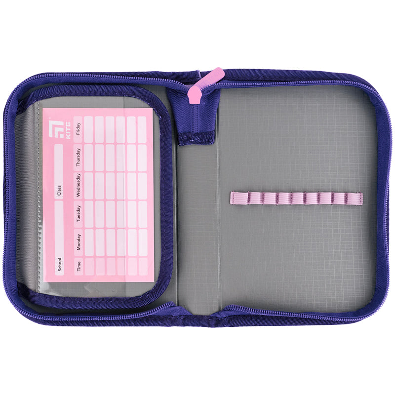 Pencil case without stationery Kite K24-621-1, 1 compartment, 1 fold