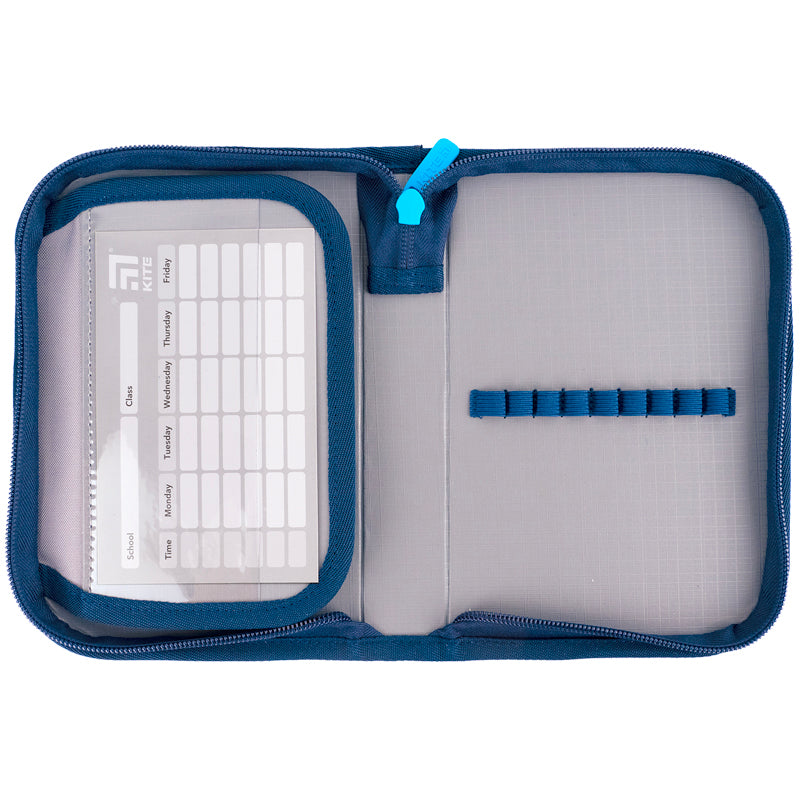 Pencil case without stationery Kite K24-621-8, 1 compartment, 1 fold