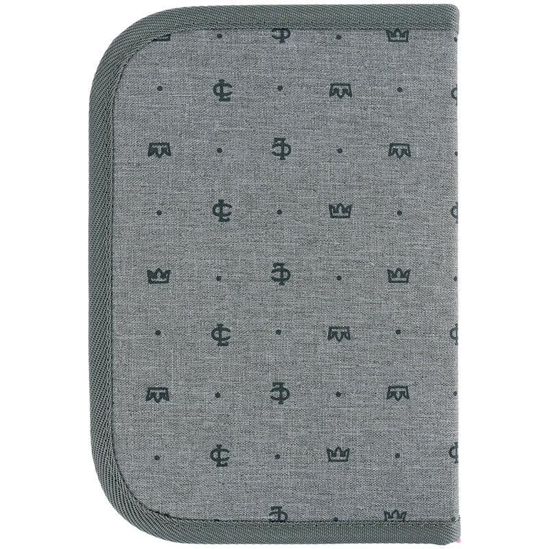 Pencil case without stationery Kite College Line K24-622-1, 1 compartment, 2 folds