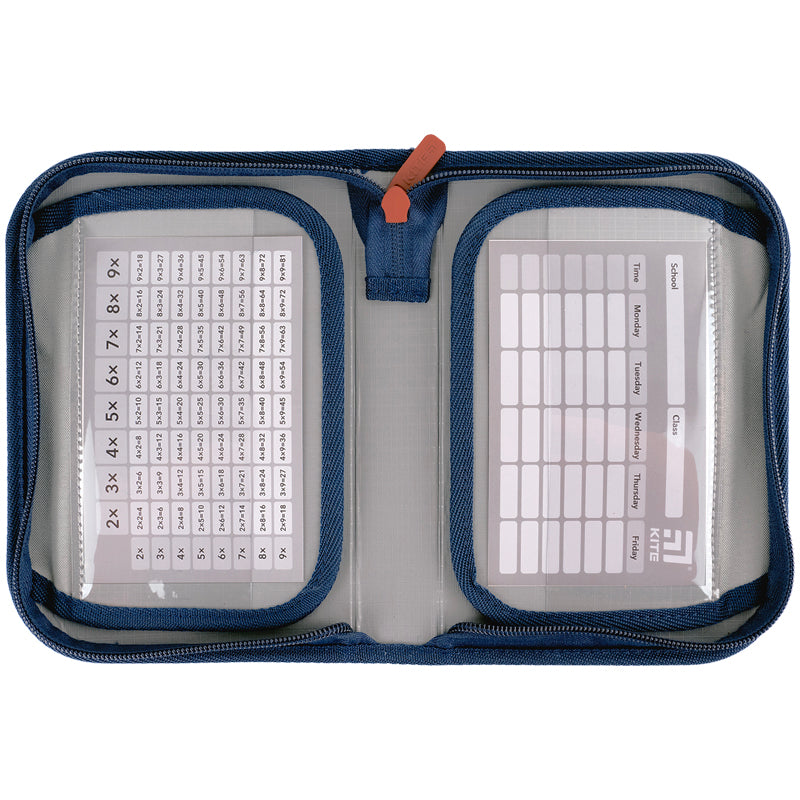 Пенал без наповнення Kite College Line K24-622-2, 1 відділення, 2 відвороти