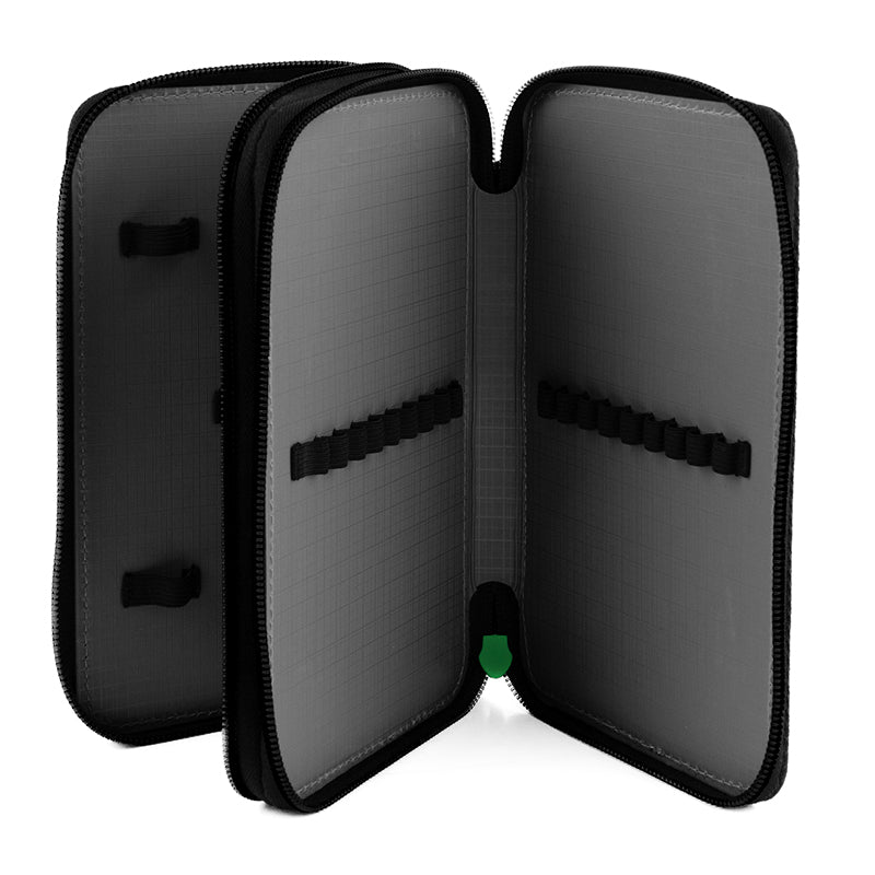 Pencil case without stationery Kite UFO K24-623, 2 compartments