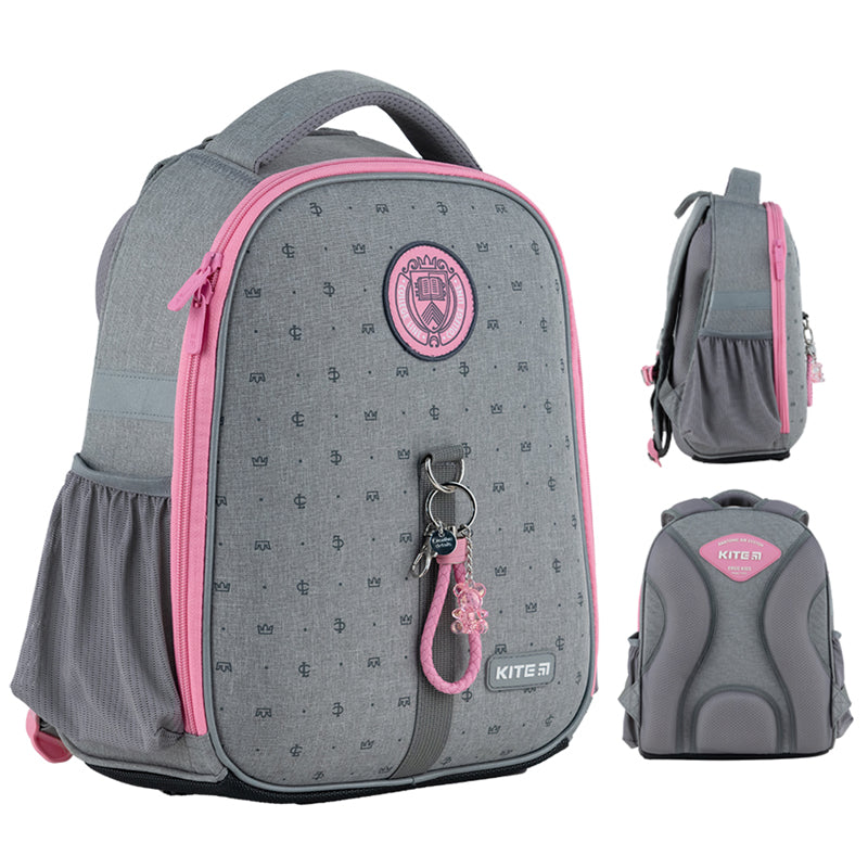 Hard-shaped school backpack Kite Education College Line girl K24-555S-2
