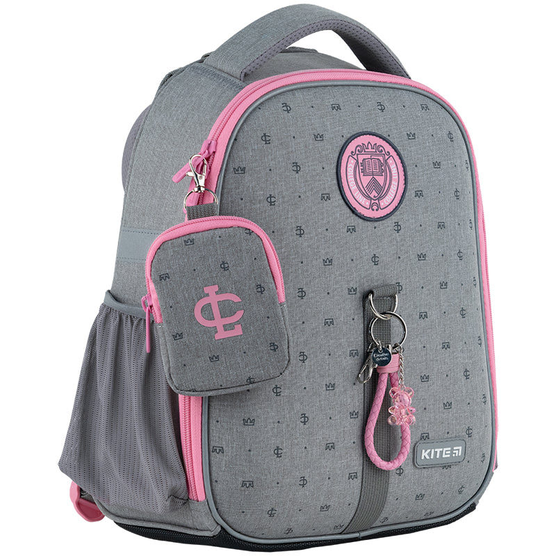 Hard-shaped school backpack Kite Education College Line girl K24-555S-2