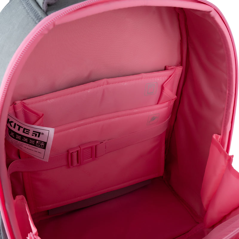 Hard-shaped school backpack Kite Education College Line girl K24-555S-2