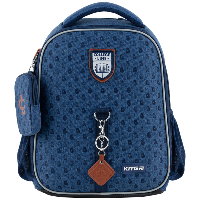 Hard-shaped school backpack Kite Education College Line boy K24-555S-4