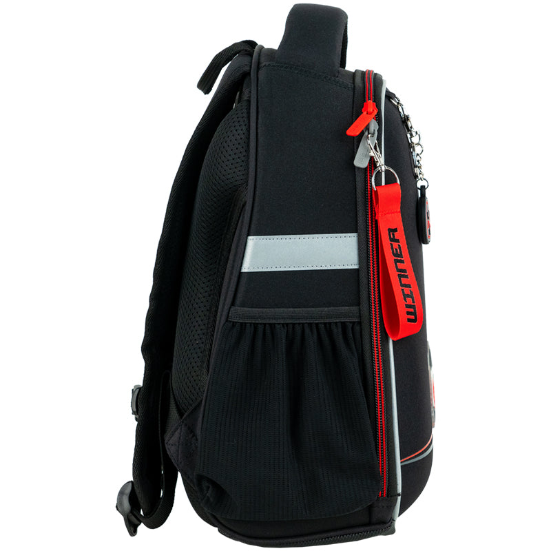 Hard-shaped school backpack Kite Education Racing K24-555S-5