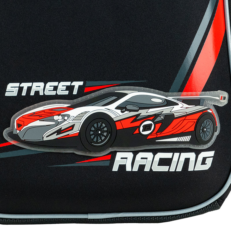 Hard-shaped school backpack Kite Education Racing K24-555S-5