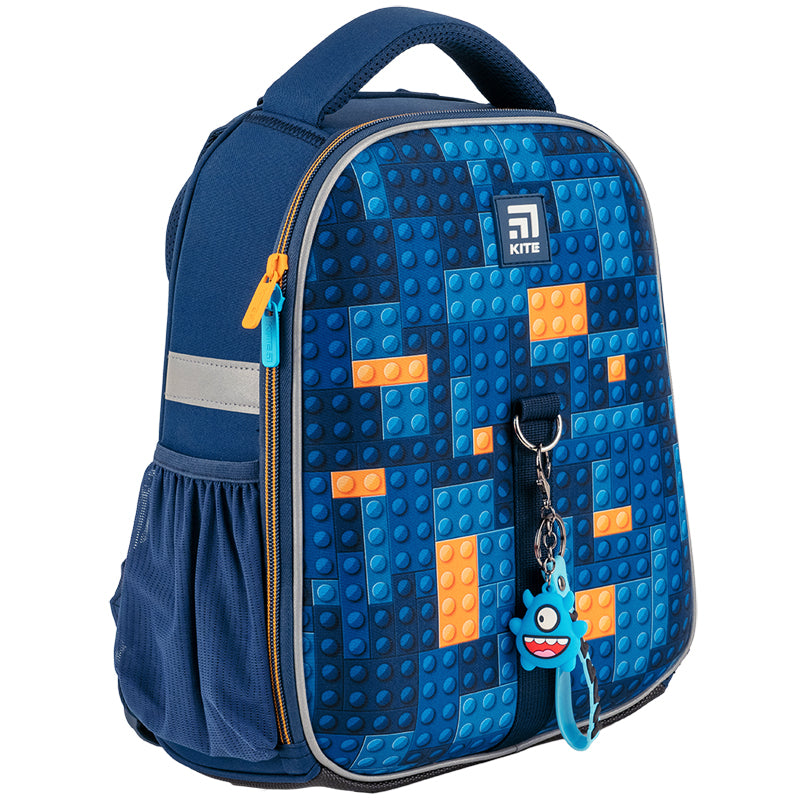 Hard-shaped school backpack Kite Education Blocks K24-555S-6
