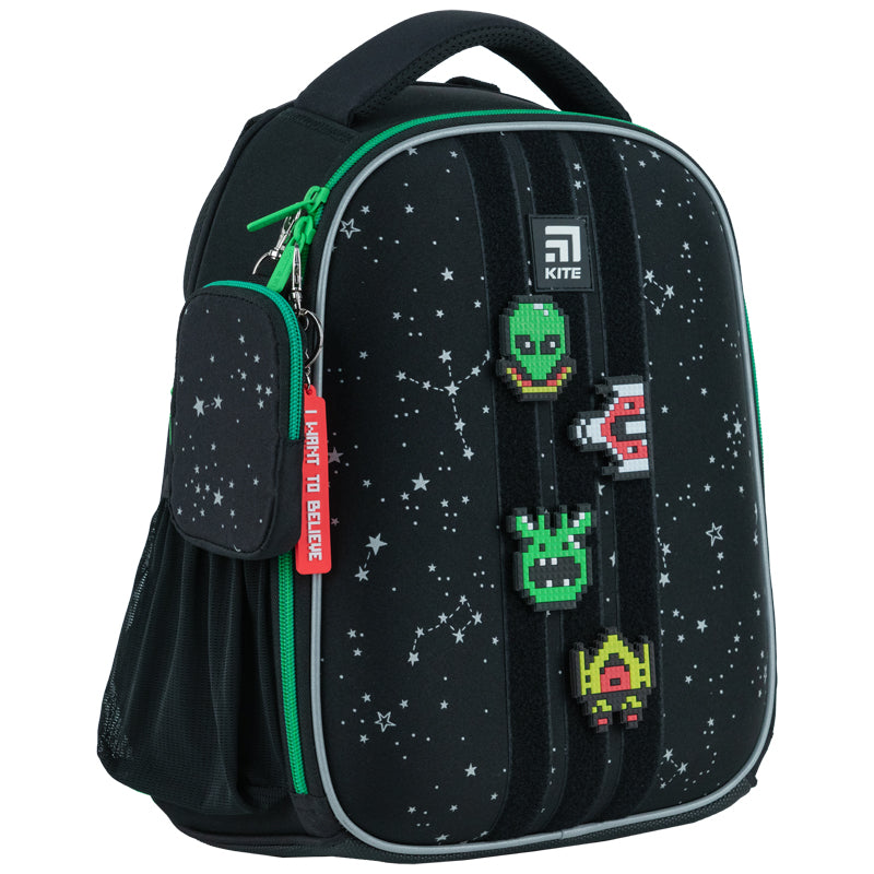 Hard-shaped school backpack Kite Education UFO K24-555S-7