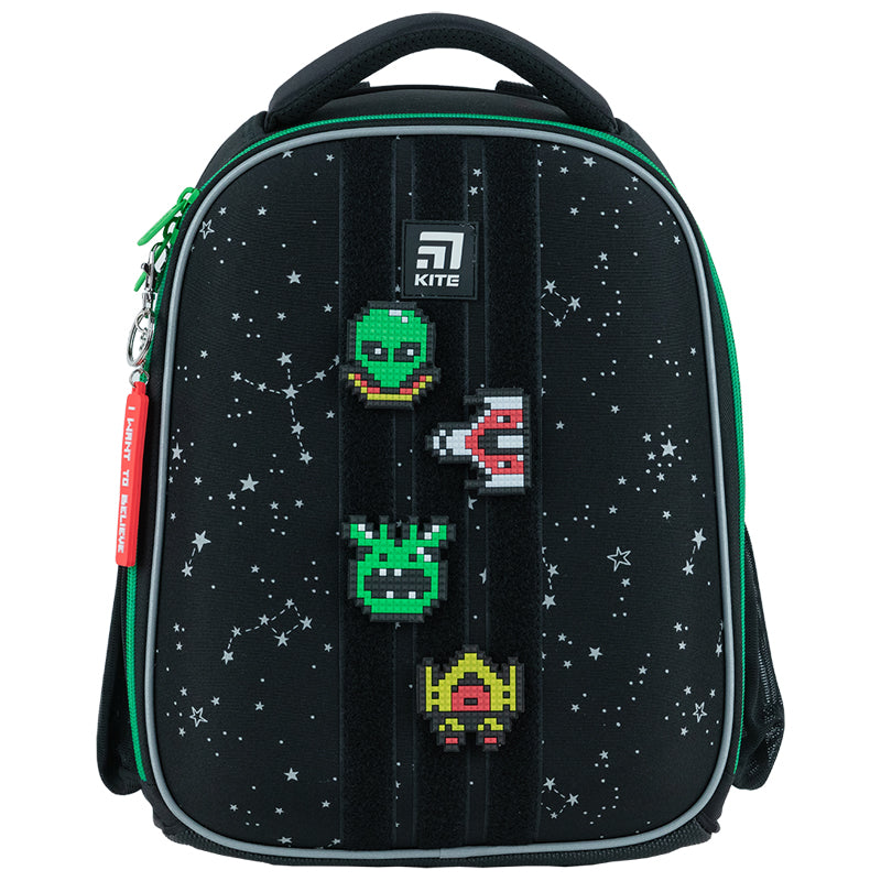 Hard-shaped school backpack Kite Education UFO K24-555S-7