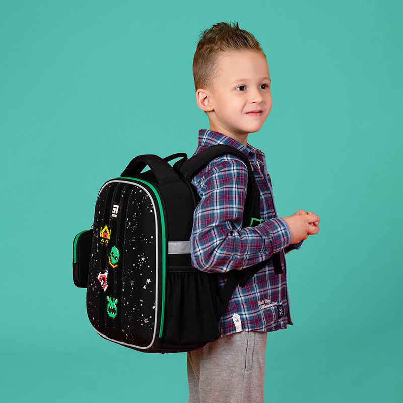 Hard-shaped school backpack Kite Education UFO K24-555S-7