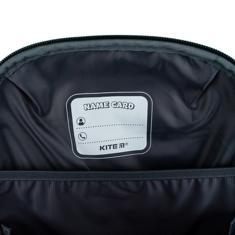 Hard-shaped school backpack Kite Education Football K24-555S-9