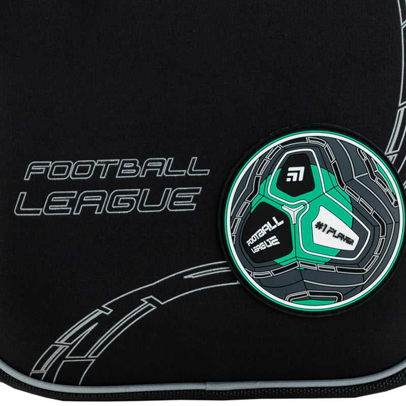 Hard-shaped school backpack Kite Education Football K24-555S-9