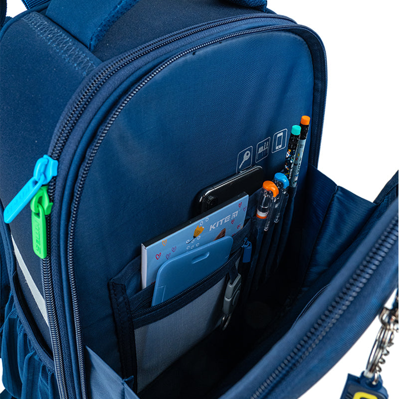 Hard-shaped school backpack Kite Education Goal K24-531M-4