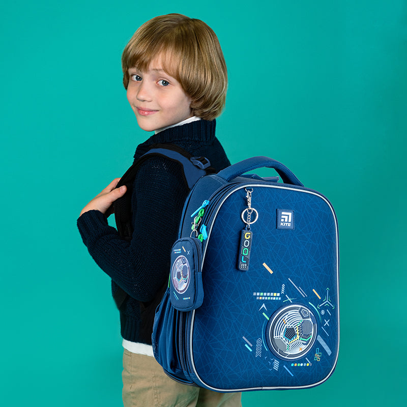 Hard-shaped school backpack Kite Education Goal K24-531M-4