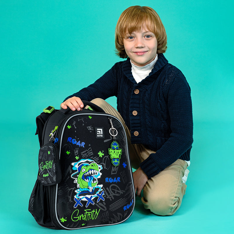 Hard-shaped school backpack Kite Education Roar K24-531M-5