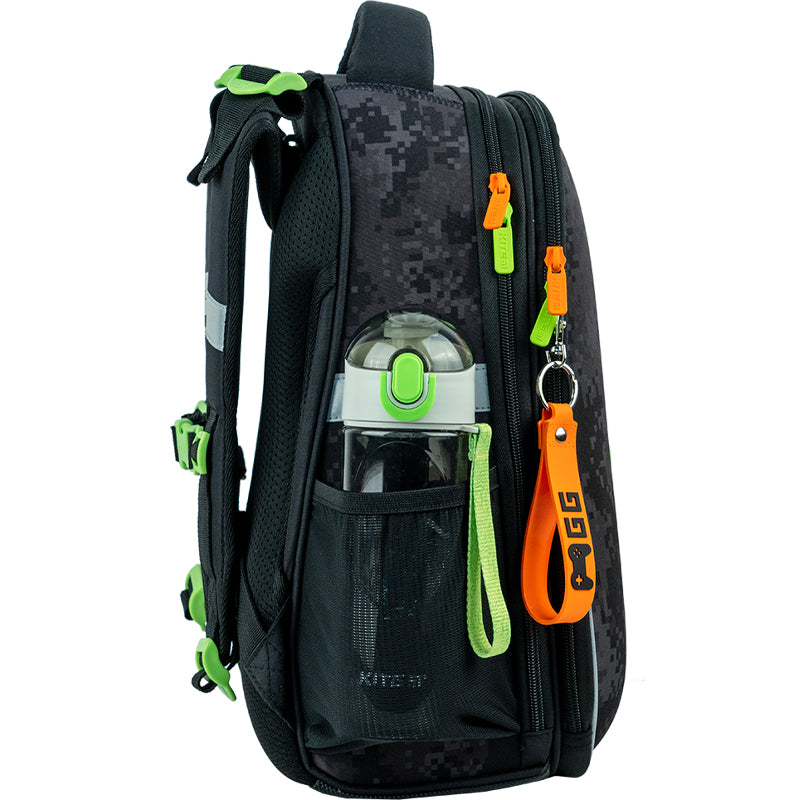 Hard-shaped school backpack Kite Education Game Over K24-531M-6