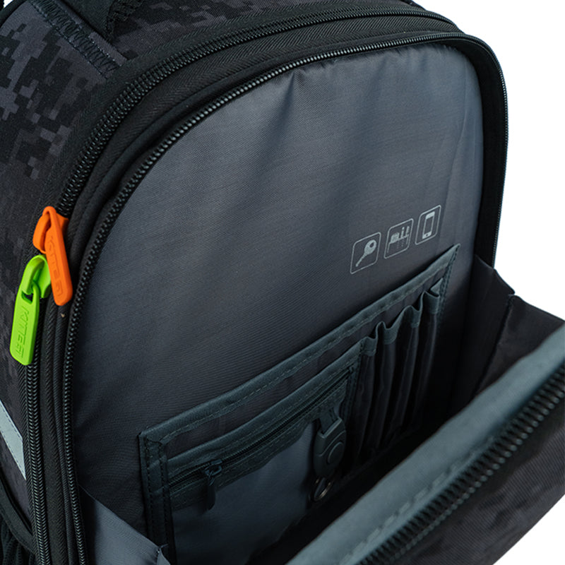 Hard-shaped school backpack Kite Education Game Over K24-531M-6