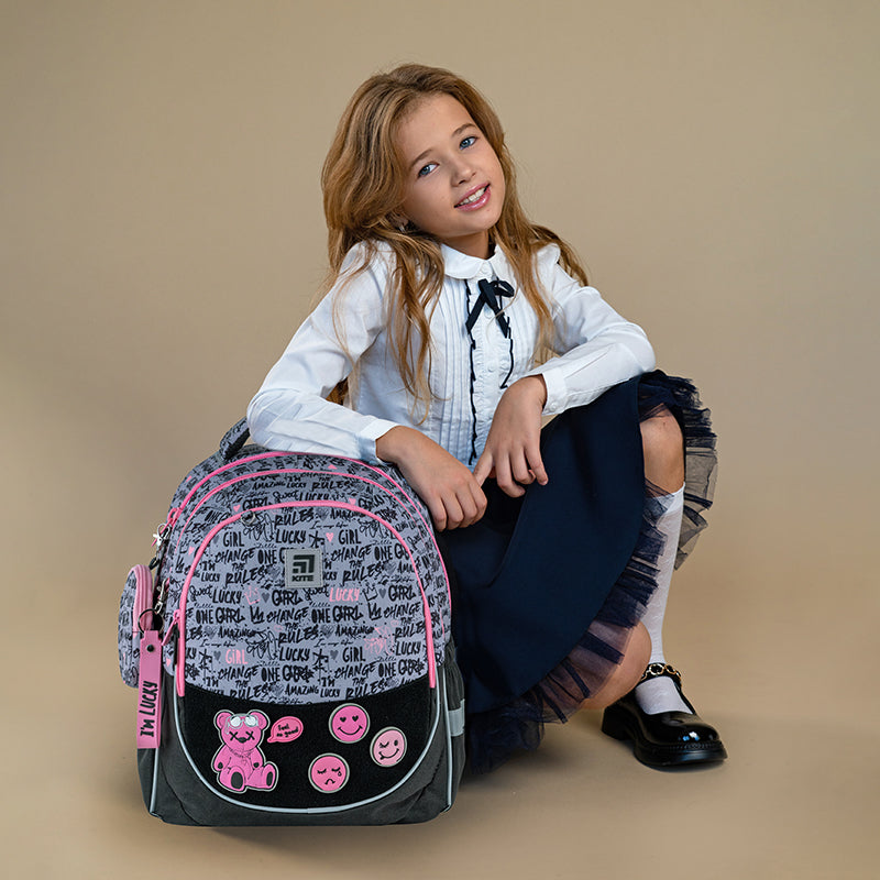 Backpack Kite Education Lucky Girl K24-700M-2