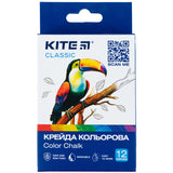 Color chalk Kite Classic K-075, 12 pcs. Color chalk Kite Classic K-075, 12 pcs.