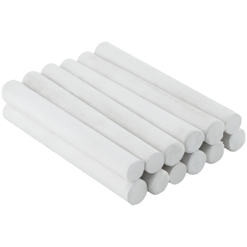 Round white chalk Kite Classic K-079-12, 12 pcs.