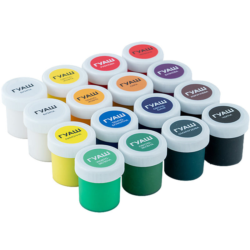 Gouache Kite Classic K-096, 16 colors