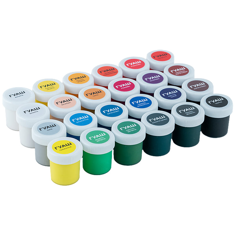 Gouache Kite Classic K-097, 24 colors