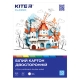 White cardboard Kite Classic K-254 (10 sheets), A4 White cardboard Kite Classic K-254 (10 sheets), A4