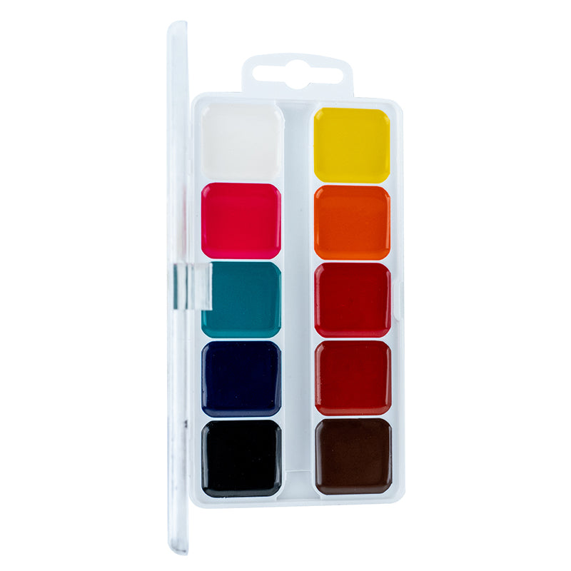 Watercolor paints Kite Classic K-060, 10 colors