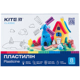 Plasticine Kite Classic K-082, 8 colors, 160 g Plasticine Kite Classic K-082, 8 colors, 160 g