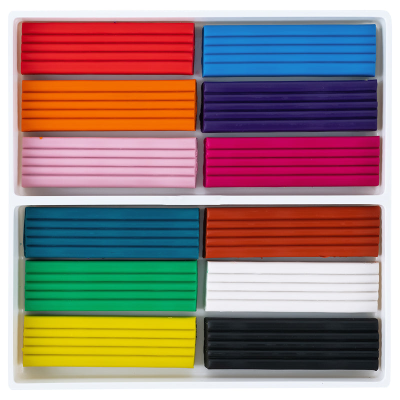 Plasticine Kite Classic K-1086, 12 colors, 240 g