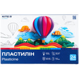Пластилін Kite Classic K-089, 24 кольори, 480 г Пластилін Kite Classic K-089, 24 кольори, 480 г