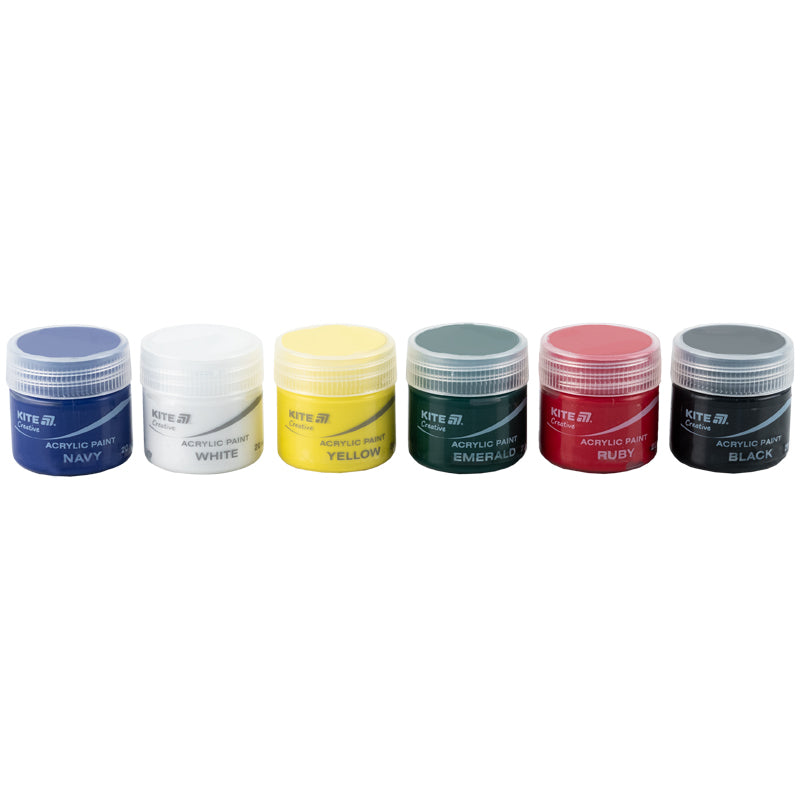 Acrylic paints Kite Creative K-271, 6 colors, 20 ml