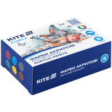 Фарби акрилові Kite Creative K-273, 6 металевих кольорів, 20 мл Фарби акрилові Kite Creative K-273, 6 металевих кольорів, 20 мл