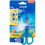 Ножиці дитячі з гумовими вставками і малюнком на лезі Kite Sponge Bob SB25-148, 13 см Ножиці дитячі з гумовими вставками і малюнком на лезі Kite Sponge Bob SB25-148, 13 см