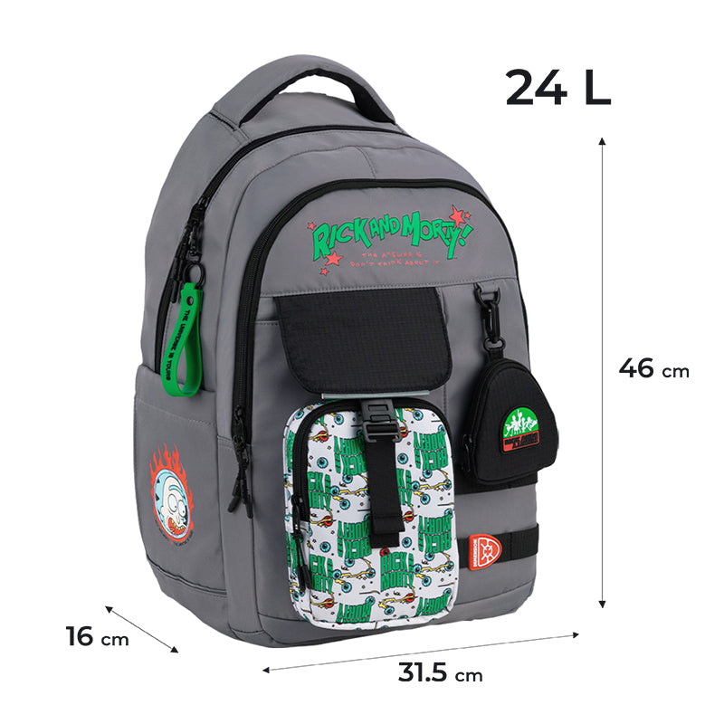 Рюкзак Kite Education teens Rick & Morty RM25-2597L