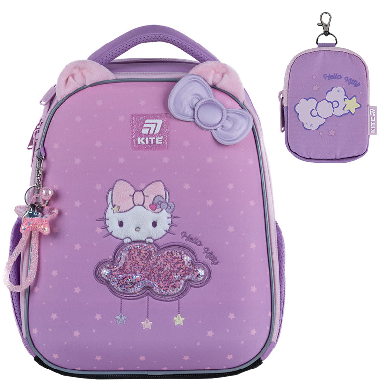 School backpack hard shaped Hello Kitty HK25-555S