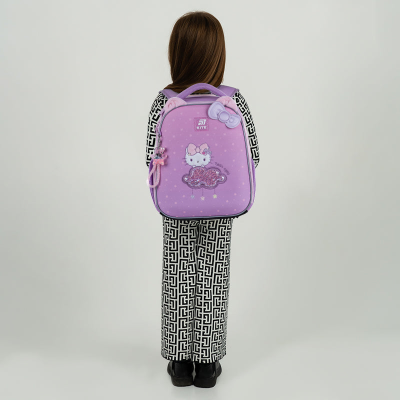 School backpack hard shaped Hello Kitty HK25-555S