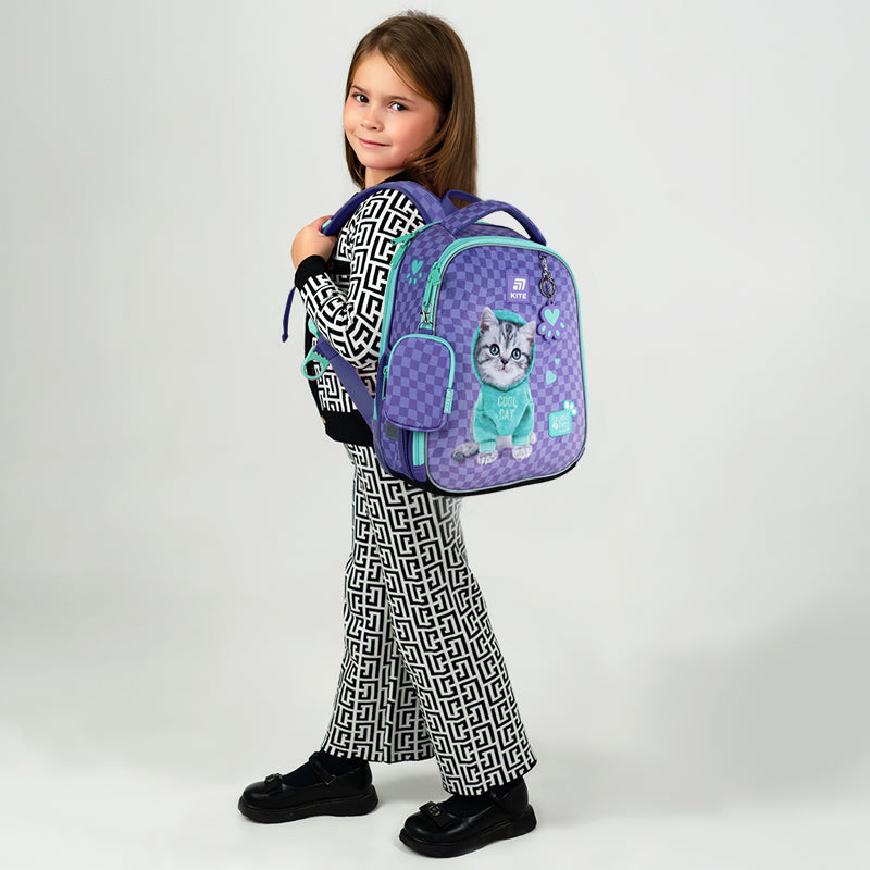 Рюкзак шкільний каркасний Kite Education Studio Pets SP25-555S-2
