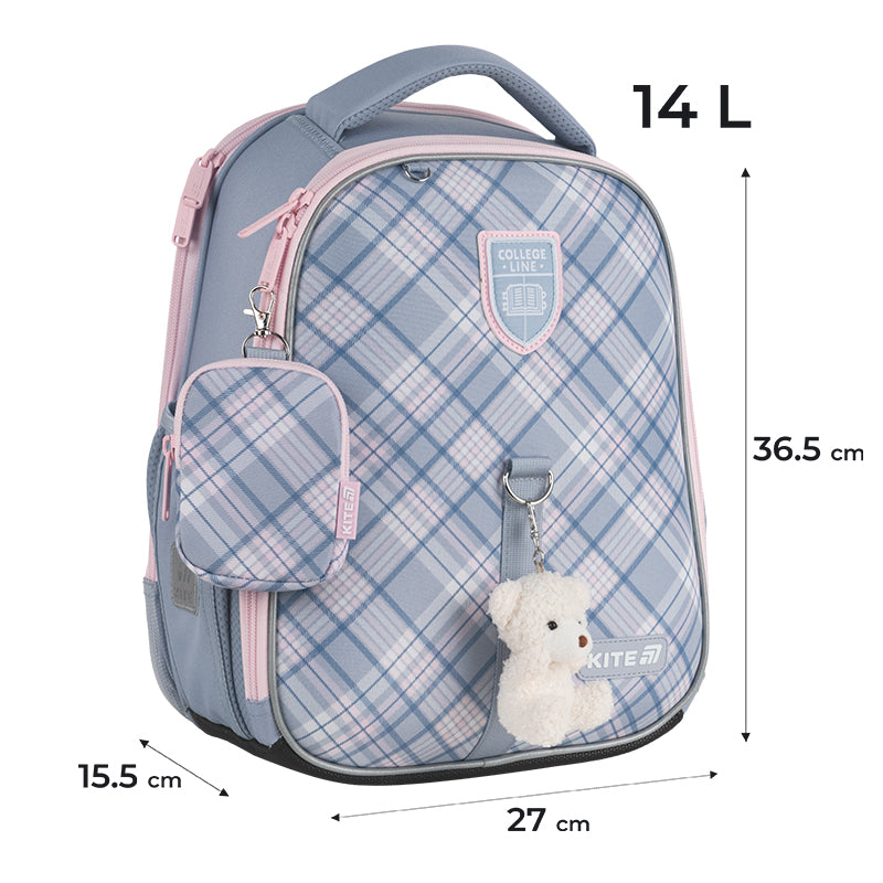 Рюкзак шкільний каркасний Kite Education College Line Girl K25-555S-6
