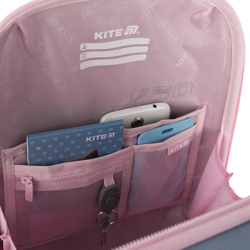 School backpack hard shaped College Line Girl K25-555S-6