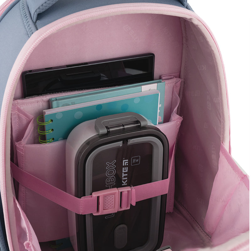 School backpack hard shaped College Line Girl K25-555S-6