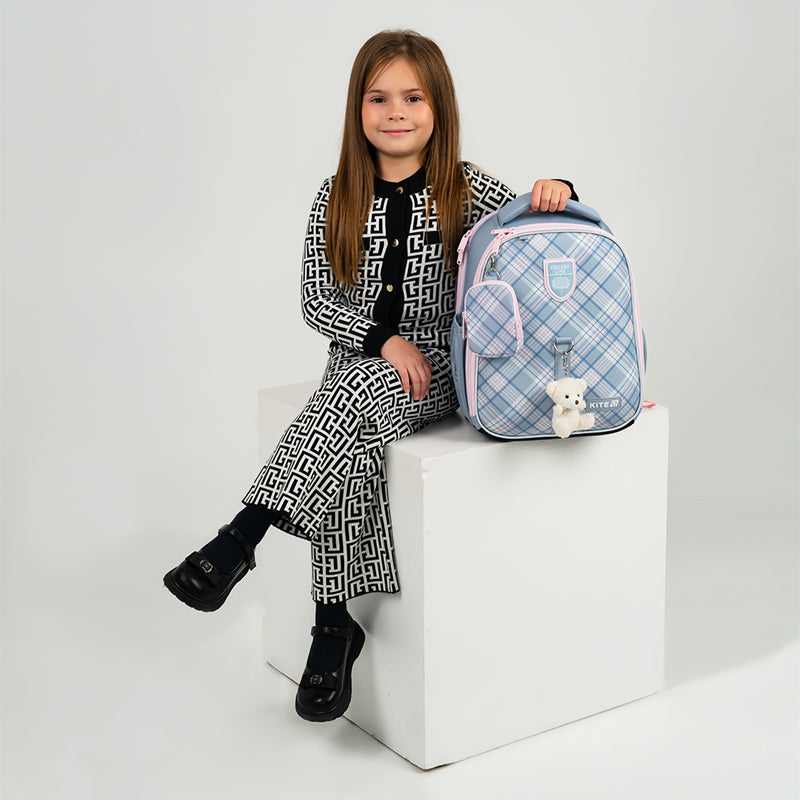 School backpack hard shaped College Line Girl K25-555S-6