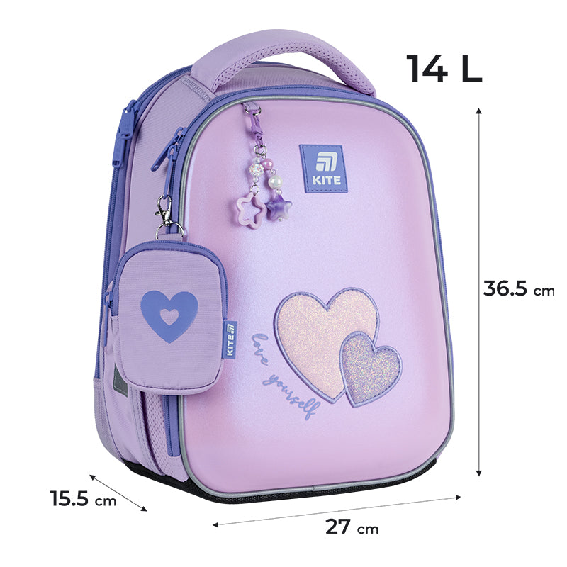 Рюкзак шкільний каркасний Kite Education Sweetheart K25-555S-7