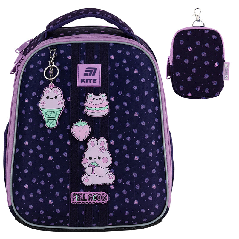 Рюкзак шкільний каркасний Kite Education Feel Good K25-555S-8
