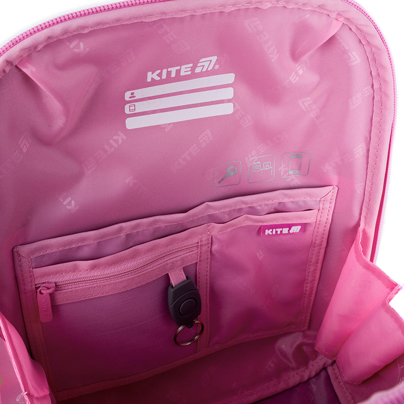 School backpack hard shaped Sparkling K25-555S-9